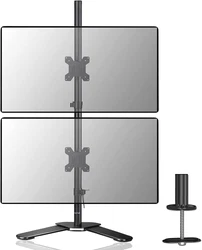 Two install options - Free standing base let you easily move your monitors to anywhere.