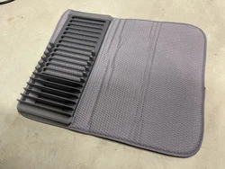 Dishes Drying Rack Grey with Foam. Unsure on brand - no tags with information, overall good condition and never once...