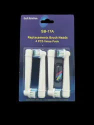 Têtes de brosse de rechange conçues pour sadapter aux modèles de brosses à dents Oral-B électriques. Chaque brosse...
