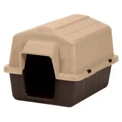 The Aspen Pet Pet Barn 3 Plastic Dog House is designed to help protect your small canine from the outdoor elements. Its...