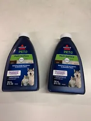 2 New Bissell 8oz. Multi-Surface Pet Formula For CrossWave & Spinwave Cleaner  for Dog or Cat