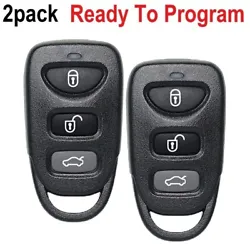 This Keyless Entry Remote Key Fob is compatible with following vehicle models. For 2016-2020 Hyundai Elantra. 2x Remote...