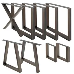 Ces pieds de table dECD Germany donnent à votre table un caractère industriel. Ils sont fabriqués en acier revêtu...