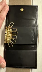Vintage Genuine TIFFANY & Co, Black Leather, Small Key Holder WalletVery good condition