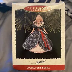 Vintage Hallmark Keepsake Ornament 1995 Holiday Barbie Collector’s Series #3. preowned. Ships with usps first class...