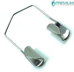 It is a self-retaining retractor available with solid blades. This product is the 40 mm Length Overall size speculum...