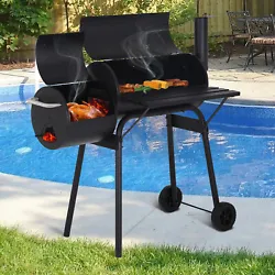 🥩 Multiple Barbecue Modes： This barbecue grill is designed with two ovens and can have three barbecue modes to...