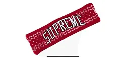 Supreme X New Era Arc Logo Headband NWT FW17 RED. Condition is New with tags. Shipped with USPS Ground Advantage.
