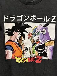 Dragon Ball Z Face Off Shirt Men Small Graphic Character Tee Gray. Pit to pit: 17”Length: 24”