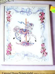 1992 CANDAMAR DESIGNS INC. Carousel horse picture (right) 50707. Designer Series Counted Cross Stitch. So I do not know...