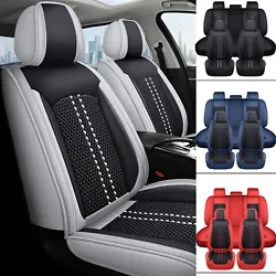 【Universal Seat covers】 Our Car Seats Cover is compatible for most vehicle of 5 seats cars SUV pick-up trucks and...