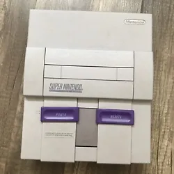 Super Nintendo 1 Chip 01 (SNES 1CHIP-01) Console - Cleaned/Tested. Very nice condition super clean no chips no...