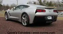 2019 Stingray Coupe Switchblade Silver Metallic with Medium Ash Gray Interior with Black Trim Only 28K Senior Owner...
