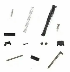 New OEM Glock Gen 3 upper parts kit in 9MM. This includes parts to complete a stripped slide or rebuild/upgrade a...