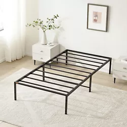 You only need to tighten 5 screws to complete the setup in 5 minutes. This platform bed provides you a low-noise and...