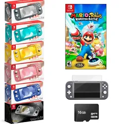NEW Nintendo Switch LITE Handheld Console. TURQUOISE - GRAY - YELLOW - CORAL - BLUE - Dialga & Palkia Edition Region...