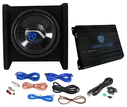 This system includes a top of the line ported enclosure which gives you more punchy and better sounding bass. The vents...