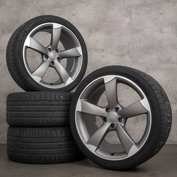 Modèles de véhicules : Audi A4 S4 8K B8 (2007-2014). Condition: Utilisé - très bon. Ce sont des jantes dorigine....