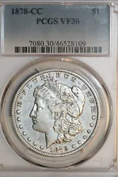1878-CC Morgan Silver Dollar PCGS VF30