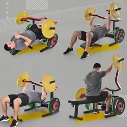 This chest press bench is designed fully adjustable function to help you find the best angle for your workout.