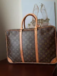 Authentic Louis Vuitton Monogram Canvas Boston Travel Hand Bag Sirius 45 Brown. Condition is good Pre-owned. Comes with...