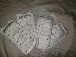 (4) Samples of Sleepy Natural Bamboo Disposable Diapers Size 7 XX Large 44-66Lbs.  Shipment is for four diapers  These...