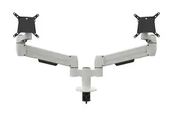 SpaceCo Dual SpaceArm Monitor Stand Platinum Arm Black Mounting Plate. For sale is this heavy duty and very cool...