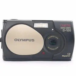 Olympus CAMEDIA 100 1.3MP Digital Camera - Black - Tested. Camera is fully tested and working. There is very little...