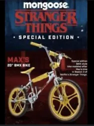 Never Used Out Of Box Stranger Things Collectors Bike. Mad Max Mongoose (bought when it was first dropped /special...