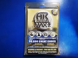 Action Replay Max-2. pour console PlayStation 2. for PlayStation 2. Neuf (blister abimé et jauni).