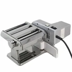 EASY TO USE: It has classic integral pasta machine with motor of 110 V with 2 speeds to operate the machine...