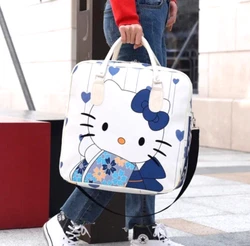 Hello Kitty Handbag Tote Casual Travel Bag Zipper.
