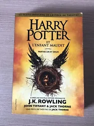 livre HARRY POTTER et lenfant maudit - JK Rowling - Gallimard / Grand format.