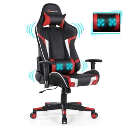 ● Adjustable Seat with All-Directional Swivel: The gaming chair features an ultra-wide seat, capable of catering to...