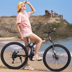 Equipped with a quick release clip to help quickly fold the bicycle. Gross weight: 22kg / 48lbs. Body material: high...