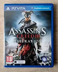 Assassin Creed 3 Liberation - Sony Playstation Vita - PS Vita - VF. Jaquette en anglais