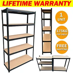 This boltless storage shelf is a very universal and strong garage shelf. Boltless design is for convenient assembly. It...