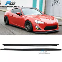 Style CS Style. 2013-2020 Subaru BRZ. 2017-2020 Toyota 86. SIDE SKIRTS. WARRANTY POLICY. If youre located outside of...