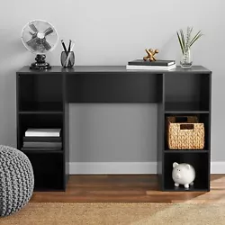 Create the perfect workspace in almost any room with the Mainstays 6-Cube Storage Computer Desk. Sleek work desk for...