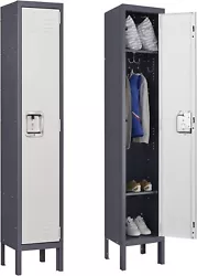Use alone or in combination: This locker can be used alone or with more lockers to create a full locker system. Gym...