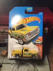 2016 Hot Wheels 1978 Dodge Lil Red Express Truck Yellow. Condition is 