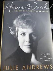 Julie Andrews Autographed Book-Home Work:A Memoir of My Hollywood Years First Ed.