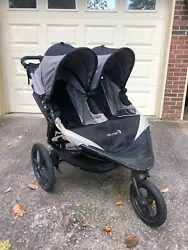 Elastic is a little stretched on pockets, storage area underneath stroller, and sides of stroller. This stroller is in...