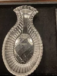 Waterford Crystal Pineapple Spoon Rest/Hospitality Bowl. Item is approximately 6 and one half inches long.Check out the...