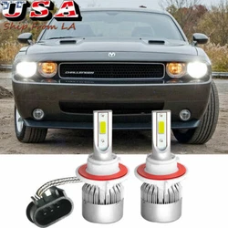 2009-2014 Dodge Challenger. Input Power: 30W for each bulb. Luminous Flux: 3800LM for each bulb. IP Rate: IP65.