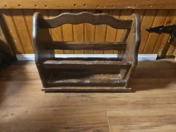 Vintage Wood Magazine Holder/Rack. I believe it was the 70s-era wood magazine rack/newspaper stand. Has not been...