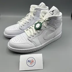 Sneakers Nike Air Jordan 1 mid White SnakePointure 44 (us11,5W)Neuf avec boite Baskets Jordan authentiques, vous...