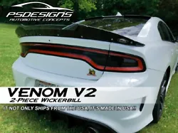 Venom V2! Updated from our Venom Series. Attaches to your existing spoiler. Dont roll into a car show with cheap...