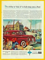Large original 1941 magazine ad. Doesnt distract that much from the ad; just wanted to point it out.