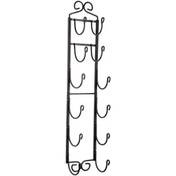 Hanging wine rack has its stylish and modern look to fit in any room - Great gift for anyone.